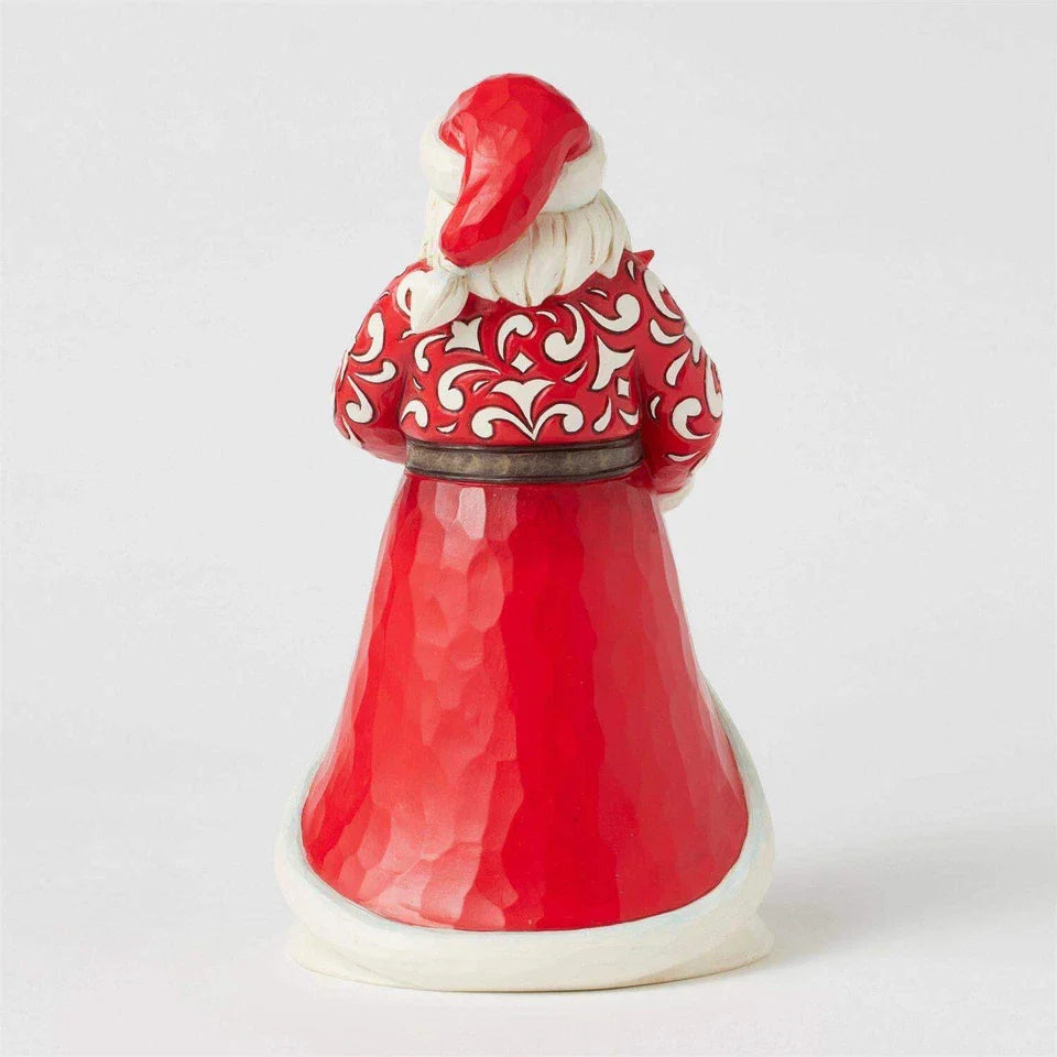 ENESCO Santa with Blooming Amaryllis Figurine by Jim Shore 21cm