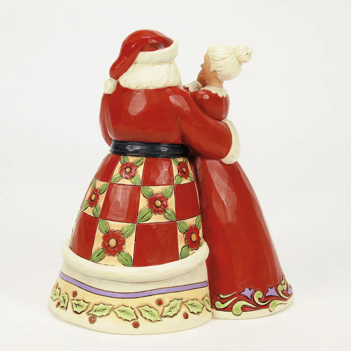ENESCO Santa and Mrs Claus Holiday Dance Figurine by Jim Shore 16.5cm
