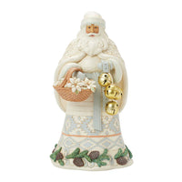ENESCO Woodland Santa Basket and Bells Figurine by Jim Shore 21cm