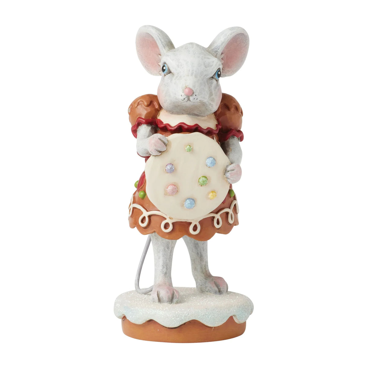 ENESCO Gingerbread Mouse with Cookie Figurine by Jim Shore 11cm