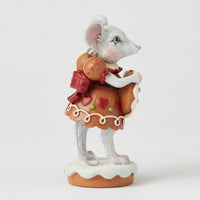 ENESCO Gingerbread Mouse with Cookie Figurine by Jim Shore 11cm