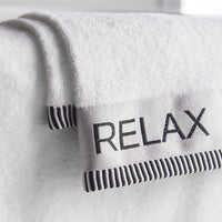 CATHERINE LANSFIELD Relax And Unwind Towel Collection - White (Available in 3 Sizes)