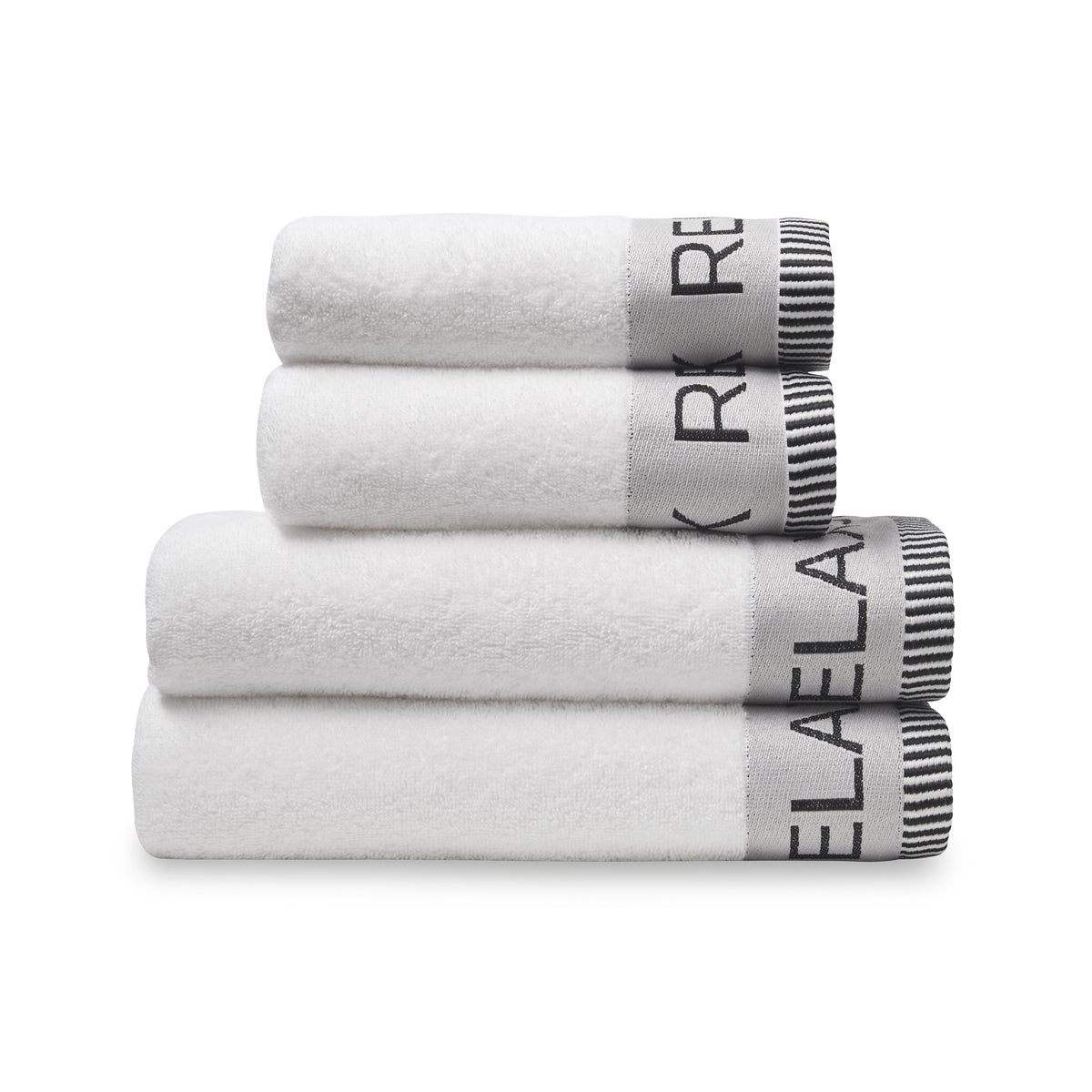 CATHERINE LANSFIELD Relax And Unwind Towel Collection - White (Available in 3 Sizes)