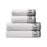 CATHERINE LANSFIELD Relax And Unwind Towel Collection - White (Available in 3 Sizes)