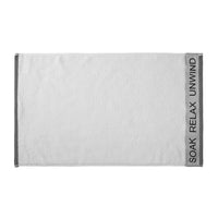 CATHERINE LANSFIELD Relax And Unwind Towel Collection - White (Available in 3 Sizes)