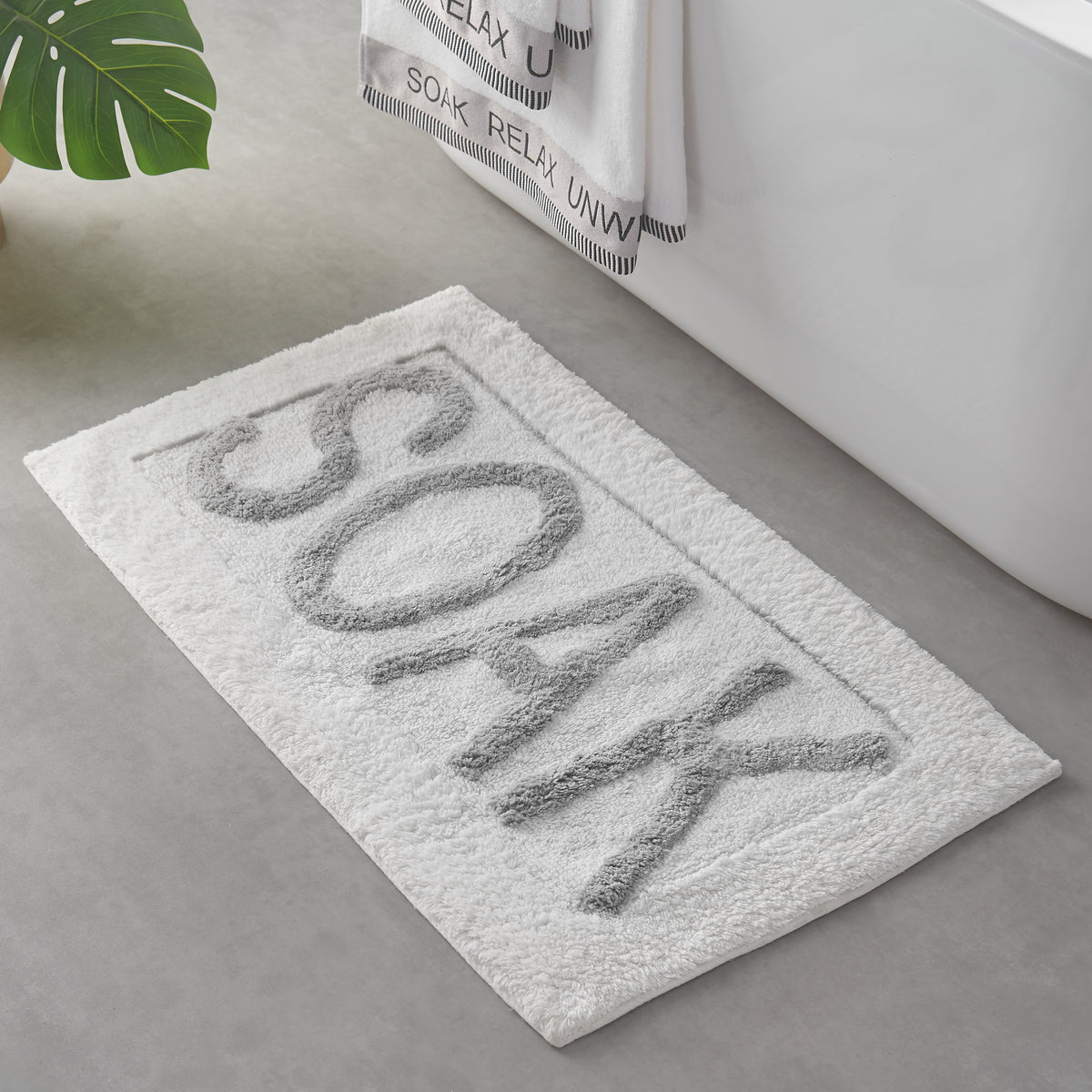CATHERINE LANSFIELD Soak Bath Mat - White