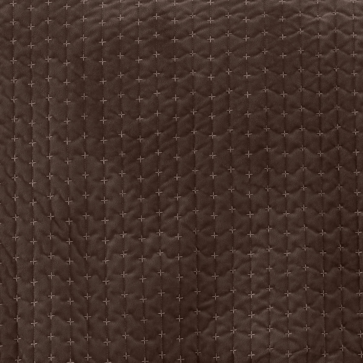 BIANCA Attica Velvet Bedspread 240x260cm - Chocolate