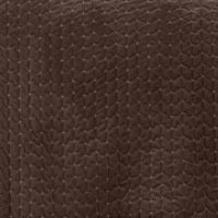 BIANCA Attica Velvet Bedspread 240x260cm - Chocolate