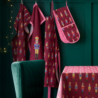 CATHERINE LANSFIELD Christmas Nutcracker Cotton Apron