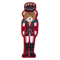 CATHERINE LANSFIELD Christmas Nutcracker Bear 3D Cushion 35cm