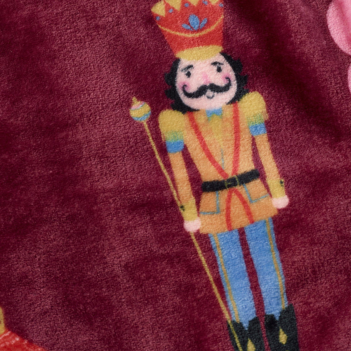 CATHERINE LANSFIELD Christmas Nutcracker Soft Fleece Throw 130x170cm