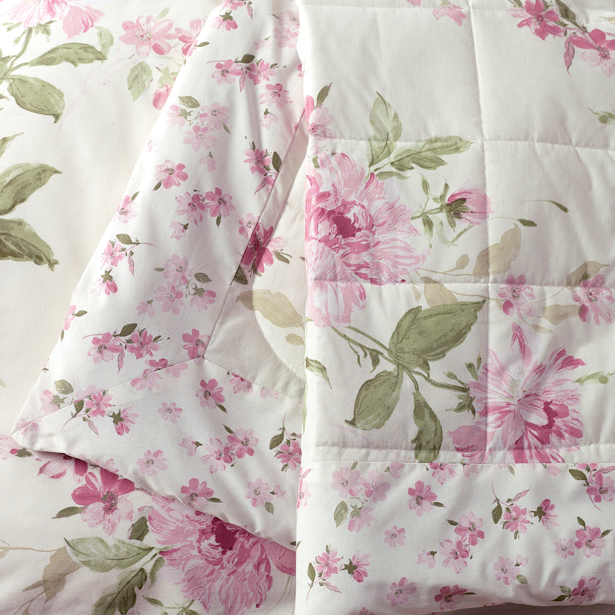 CATHERINE LANSFIELD Avebury Floral Bedspread 220x230cm - Cream