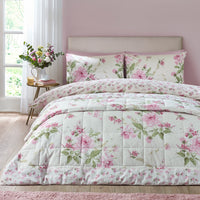 CATHERINE LANSFIELD Avebury Floral Bedspread 220x230cm - Cream