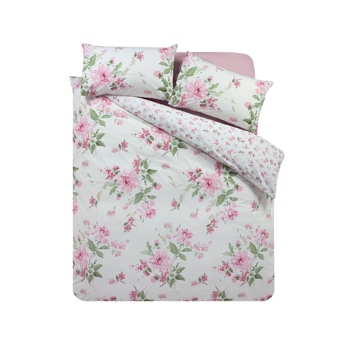 CATHERINE LANSFIELD Avebury Floral Duvet Set - Cream