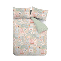 CATHERINE LANSFIELD Folk Patchwork Duvet Set - Green