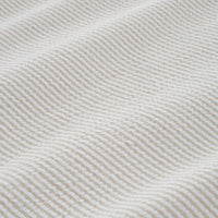 BIANCA Seersucker Woven Stripe Duvet Set - Natural
