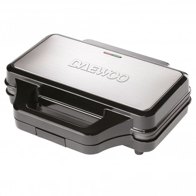 DAEWOO Deep Fill 2 Portion Sandwich Maker - Stainless Steel