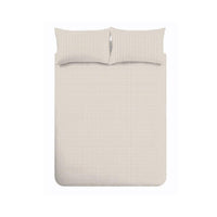 CATHERINE LANSFIELD Bamford Gingham Check Duvet Set - Natural