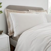 BIANCA Seersucker Woven Stripe Duvet Set - Natural