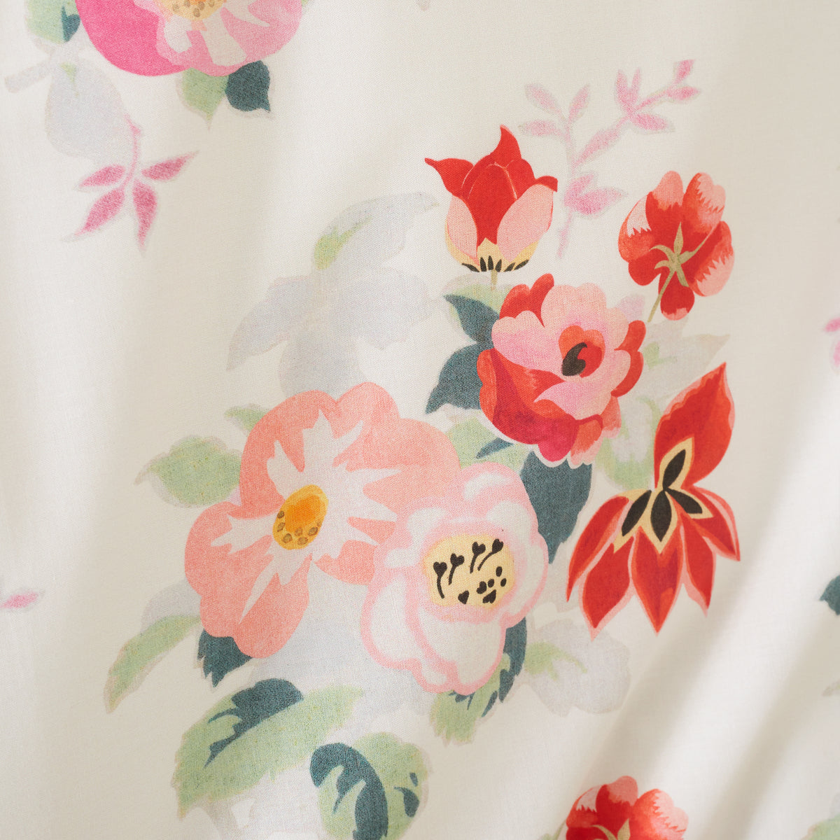 CATH KIDSTON Floral Bunches 100% Cotton Duvet Set - Green