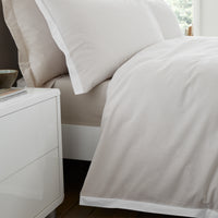 BIANCA Seersucker Woven Stripe Duvet Set - Natural