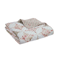 CATHERINE LANSFIELD Pinsonic Patchwork Bedspread 220x230cm