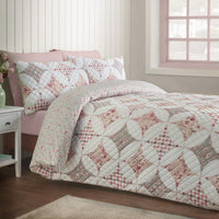 CATHERINE LANSFIELD Pinsonic Patchwork Duvet Cover Set