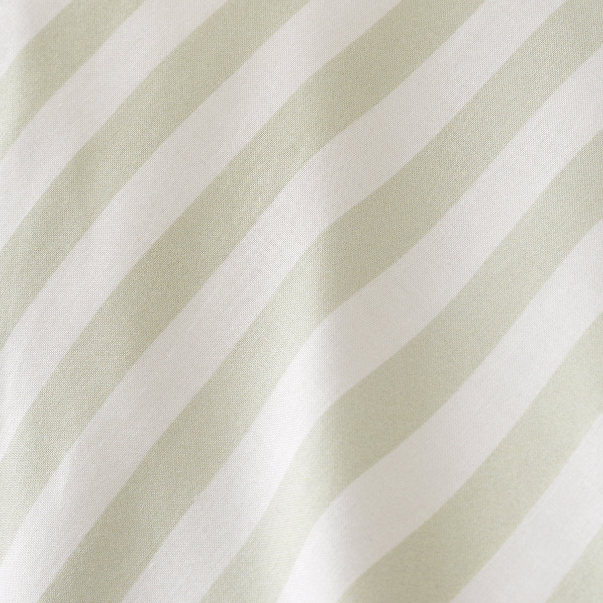 CATH KIDSON Canopy Stripe 100% Cotton Fitted Sheet - Green