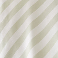 CATH KIDSON Canopy Stripe 100% Cotton Fitted Sheet - Green
