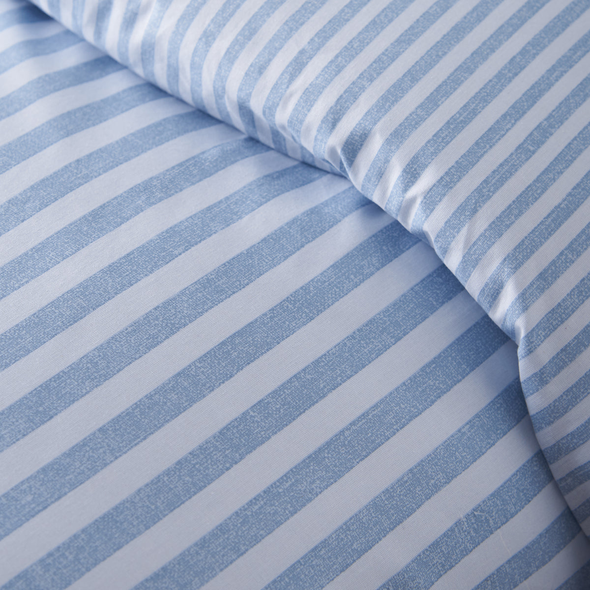 CATHERINE LANSFIELD Epping Textured Stripe Duvet Set - Blue
