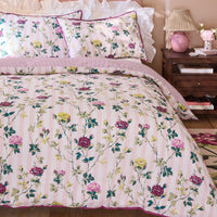 CATH KIDSTON Climbing Rose Stripe 100% Cotton Duvet Cover Set