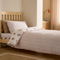 CATHERINE LANSFIELD Brushed 100% Cotton Teddy Bear Duvet Cover Set