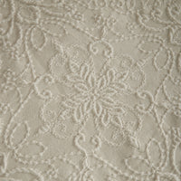 CATHERINE LANSFIELD Amelia Jacquard Duvet Cover Set - Cream