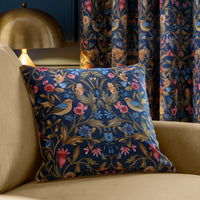 CATHERINE LANSFIELD Hedgerow Hopper Filled Cushion 45x45cm - Navy