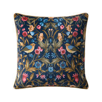 CATHERINE LANSFIELD Hedgerow Hopper Filled Cushion 45x45cm - Navy