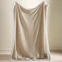 CATHERINE LANSFIELD Teddy Bear Soft Fleece Sherpa Throw