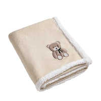 CATHERINE LANSFIELD Teddy Bear Soft Fleece Sherpa Throw