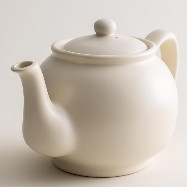 PRICE & KENSINGTON Matt Cream 6cup Teapot 1100ml