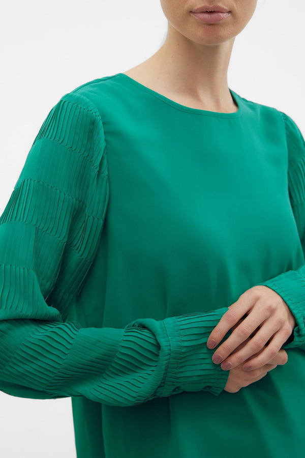 VERO MODA : Long Sleeve Woven Top - Parasailing