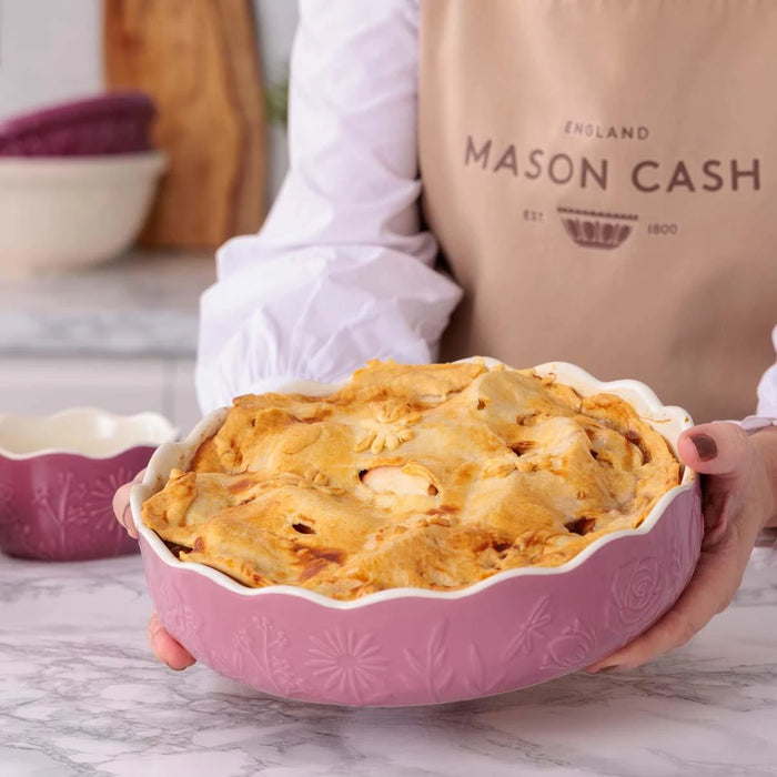 MASON CASH In The Meadow Pink Pie Dish 23cm