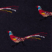 SWOLE PANDA Pheasant Sock - Navy