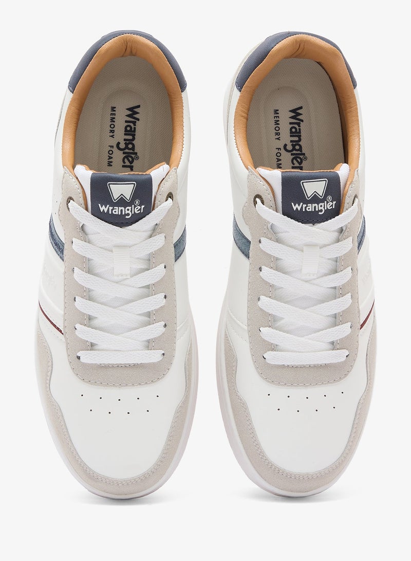 WRANGLER Men's Lowell Low Sneakers - White
