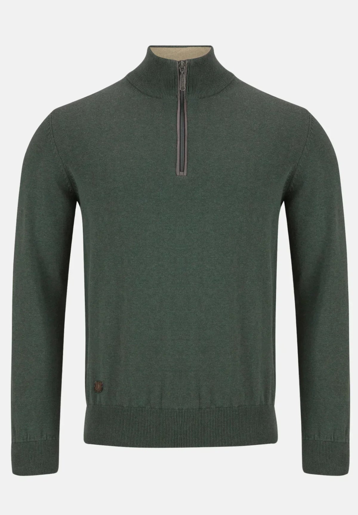 6TH SENSE Harry Half Zip Jumper - Green