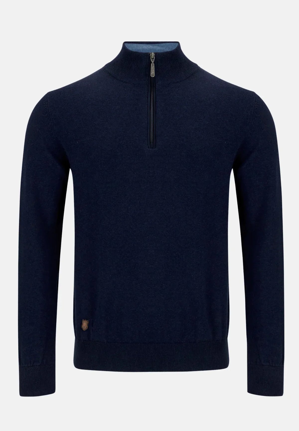 6TH SENSE Harry Half Zip Jumper - Navy