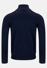 6TH SENSE Harry Half Zip Jumper - Navy