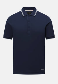 6TH SENSE Astonish Short Sleeve Polo Shirt - Navy