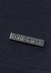 6TH SENSE Astonish Short Sleeve Polo Shirt - Navy