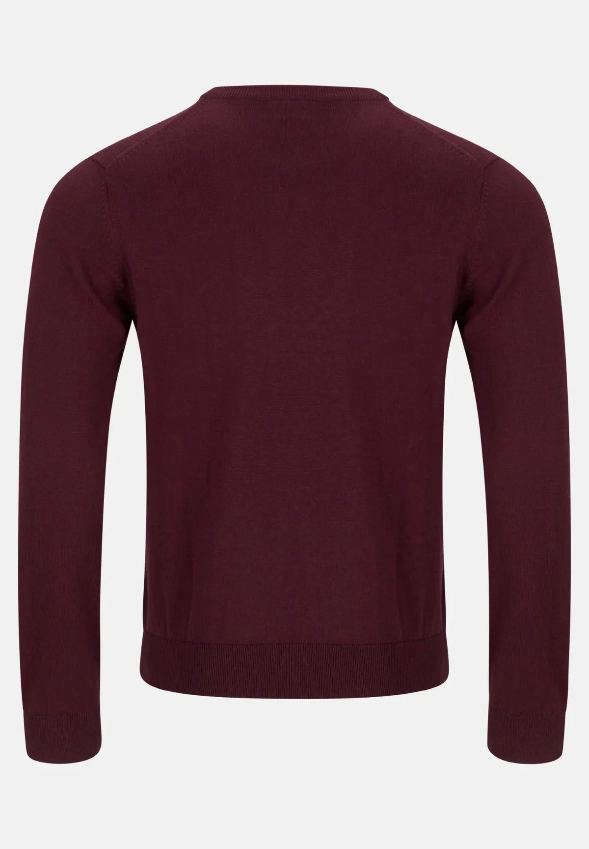 6TH SENSE Cash Crew Neck Jumper - Burgundy