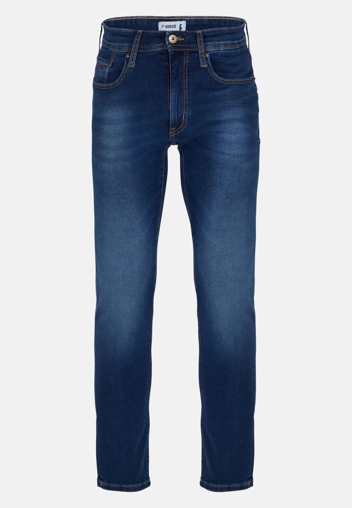 6th SENSE Nevada Straight Jean - Stonewash