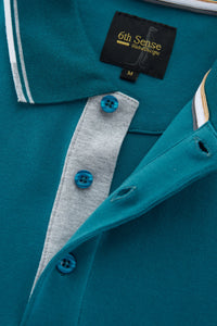 6TH SENSE Astonish Short Sleeve Polo Shirt - Balsam